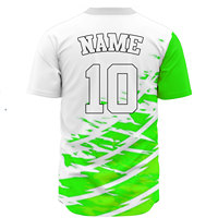Jersey Baseball Pria Desain Terbaru Harga Murah Warna Solid Ukuran Kustom Sublimasi Seragam Kaos Baseball
