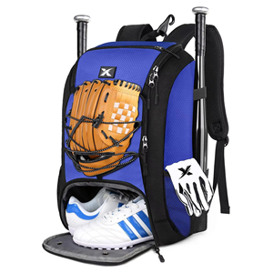 Sac à dos de baseball Xtreme BB-001 grande capacité avec compartiment à chaussures et crochet de clôture pour les sports de baseball - Product Image 3