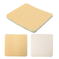 Pansement en mousse de silicone de qualité médicale stérile 10*10cm pour cicatrices chéloïdes, fixation de cathéter/aiguille d'injection
