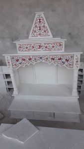 Esculturas y Tallados de Piedra de Primera Calidad con Diseño de Incrustaciones de Mármol Blanco para Templos, Todos los Tamaños - Product Image 4