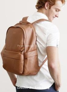 Mochila de cuero genuino Bolsa Seguro Amplio Precio al por mayor Clásico Hecho a mano Negocios Fábrica Directo Descuentos a granel tendencia - Product Image 4