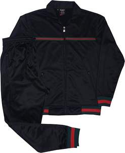 Conjunto de chándal de nailon de gran tamaño personalizado para hombre chándal con cremallera reflectante y pantalones cortavientos para correr para invierno - Product Image 1