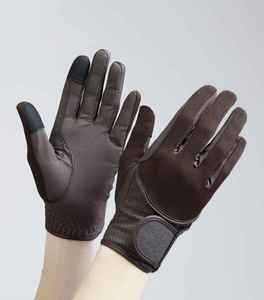 Gants d'équitation en cuir ultra respirants professionnels pour l'hiver, vente en gros d'équipements équestres, logo personnalisé sur les gants - Product Image 4
