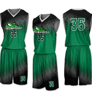 Nuevos conjuntos de camisetas de baloncesto para hombres, uniformes, ropa deportiva transpirable, conjunto de baloncesto de entrenamiento para jóvenes universitarios para hombres - Product Image 5