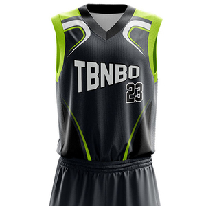 Kit de chalecos de sublimación Reversible Retro Unisex personalizado de alta calidad, ropa de calle transpirable de secado rápido, uniforme de baloncesto - Product Image 4