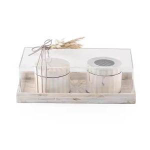 Ensemble de brûleur à encens en nacre naturelle de haute qualité, plateau exquis fait à la main, durable, écologique, diffuseur d'aromathérapie indien - Product Image 6