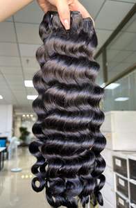 Extensions de cheveux vierges indiens de qualité supérieure, faisceaux naturels à double tirage - Product Image 6