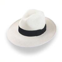 Sombrero Panamá de Paja de Hierba Salada con Diseño Floral, Ala Corta, Casual, para Viajes al Aire Libre, para Hombre y Mujer, Proveedor Directo de la India