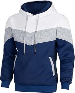 Pull à capuche pour hommes Blend Fleece Sweat à manches longues avec poches kangourou - Product Image 2