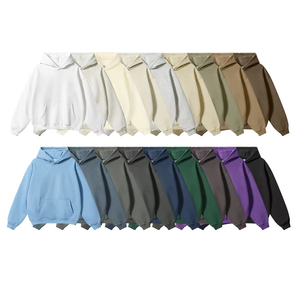 Pakistan Manufacture Sweatsuit Screen Printed Sweatsuit 100% Cotton Sweatsuit <b>Pullover</b> Hoodie And Stacked Pant Latest Design - Product Image 3