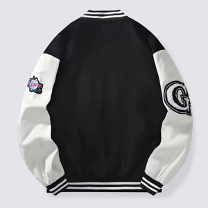 High Quality Letterman Varsity <b>Jackets</b> Wool Body Genuine Leather Sleeves Winter Wear <b>Smart</b> and Stylish <b>Men's</b> <b>Jacket</b> - Product Image 5