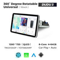 MEKEDE EU STOCK Autoradio multimédia Android DUDU GPS Navigation Car-play Unité principale 10,1 pouces Radio de voiture