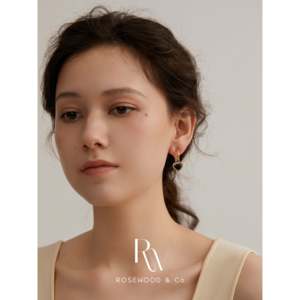 ต่างหูห้อยประดับเพชรทรงหยดน้ำหัวใจสีดำชุบทองทันสมัย ประดับด้วยพลอยหลักทรงลูกแพร์ เช่น เทอร์ควอยซ์ อเมทิสต์ ควอตซ์ เพชร และทับทิม - Product Image 3