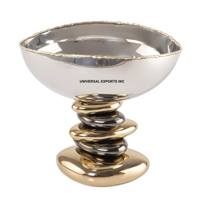 Stainless Steel Chocolate Bowl Premium Quality Handmade <b>Sweet</b> Bowl Customized Size Designer Metal Chocolate Bowl - Product Image 1