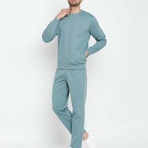 ชุดวอร์มกางเกงผ้าคอตตอนสำหรับผู้ชายพิมพ์ลายสีพื้นสำหรับใช้งานกลางแจ้ง - Product Image 3