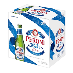 Peroni Nastro Azzurro Pale Lager Cerveza 5% ABV Botellas-6-12 Fl. Oz - Product Image 2