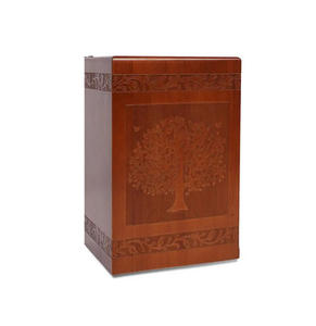 Handmade Wooden Cremation <b>Urns</b> for Adult Funeral and Burial with Custom Logo at Low Price - Product Image 2