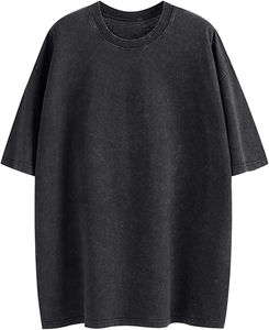 Les meilleurs fabricants pakistanais sur mesure ont fabriqué un t-shirt pour homme lavé à l'acide | T-shirt lourd à coupe ample à épaules tombantes pour hommes - Product Image 3