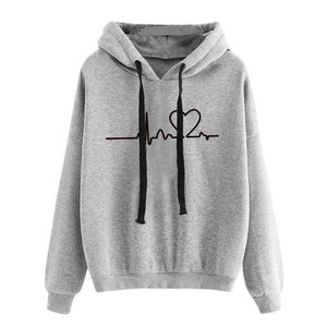 เสื้อสเวตเตอร์และฮู้ดของผู้หญิงเสื้อมีฮู้ดพิมพ์ลาย Love เสื้อสวมหัวลำลองแขนยาวสำหรับเด็กผู้หญิงสำหรับฤดูใบไม้ผลิฤดูใบไม้ร่วงฤดูหนาว - Product Image 6
