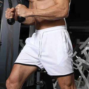 Haute qualité hommes plaine maille Shorts couleur blanche léger athlétique séchage rapide respirant maille Shorts pour hommes - Product Image 3