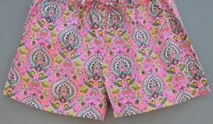 Boxer en coton imprimé bloc à la main unisexe doux et confortable taille élastique respirant pratique avec fermeture à cordon - Product Image 4