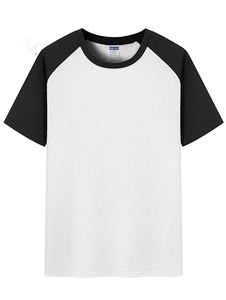 100% algodón 180gsm hombres OEM logotipo personalizado impresión bordado Diseño al por mayor en blanco liso camiseta para hombres - Product Image 5