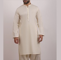 Shalwar Kameez Pria Desain Bordir Viscose Bernapas, Model Etnik, Terlaris, dengan Kantong Dada Ganda untuk Acara Pesta