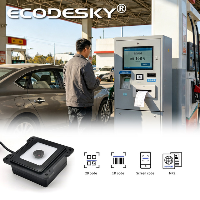 EMT6661B High-Performance Embedded 1D 2D QR Code Reader Module Passport ID Card OCR MRZ Reader USB Free SDK in Stock