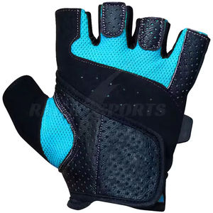 Guantes de levantamiento de pesas de cuero unisex para entrenamiento de gimnasia para hombres y mujeres ciclismo y deportes al aire libre - Product Image 3