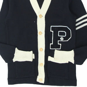 Custom Logo Elegant Black & <b>White</b> Wool Pullover <b>for</b> <b>Women</b> V-Neck Button Patch Pocket Vintage Winter & Spring <b>Cardigan</b> Sweater - Product Image 5