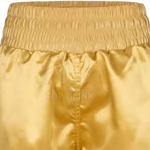 Shorts de boxe faits à la main prêts à combattre qualité d'exportation shorts de boxe personnalisés taille élastique shorts de boxe - Product Image 5