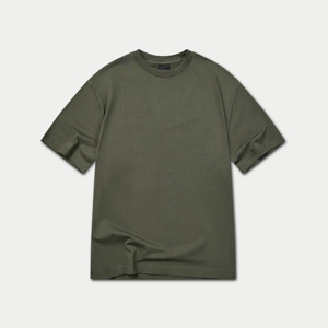 Nueva Camiseta Hip Hop 2025 100% Algodón para Hombre, Impresión Digital Personalizada con Logotipo, Corte Holgado, Color Sólido, Transpirable - Product Image 2