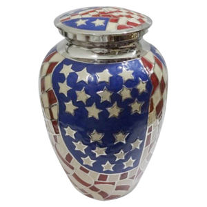 โกศโลหะสไตล์วินเทจสุดหรูสำหรับใส่ขี้เถ้าออกแบบทันสมัยของที่ระลึกพร้อมการปิดอย่างปลอดภัยเครื่องประดับส่วนบุคคล - Product Image 5