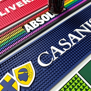 Accesorios de Pvc personalizados para cerveza Impresión personalizada Chivas <span class=keywords><strong>Bar</strong></span> Runner Mats con logotipos - Product Image 2