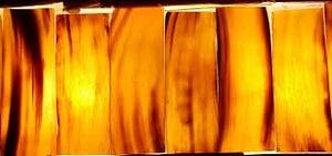 La mejor calidad, placa de cuerno de concha colorida hecha a mano, Escala de búfalo Natural, decoración tallada - Product Image 4