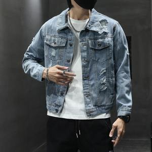 Wholesale Stylish <b>Men's</b> <b>Denim</b> <b>Jacket</b> Custom New Design Regular Size Breathable Pocket Decoration Streetwear <b>Men</b> <b>Denim</b> <b>Jacket</b> - Product Image 3