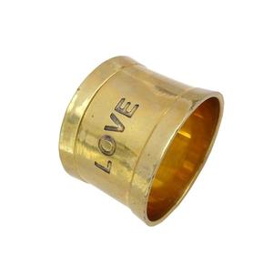 ที่ใส่ของตกแต่งบนโต๊ะอาหารรูปทรงกลม ที่วางผ้าเช็ดปาก ที่จัดงานแต่งงาน แหวนผ้าเช็ดปากชุบทองทันสมัย ของตกแต่งโต๊ะ - Product Image 1