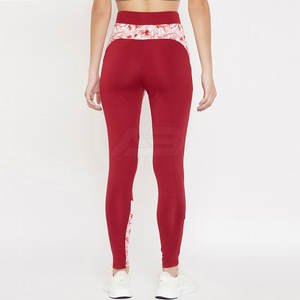 Leggings de fitness taille mi-haute pour femme avec logo personnalisé, motif uni, vêtements de sport sans couture, pantalon de yoga à fermeture élastique - Product Image 4