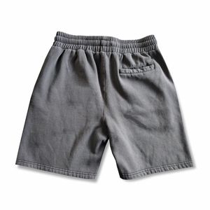 กางเกงขาสั้นผู้ชายผ้าฝ้าย100% เอวยางยืดดีไซน์ล่าสุดย้อมสีเรียบ - Product Image 4