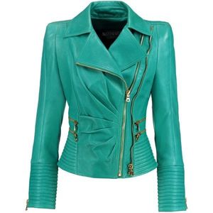 Chaquetas de cuero genuino de alta calidad: un elemento básico de moda clásico Durabilidad atemporal Elegancia elegante Moda Mate Brillante - Product Image 4