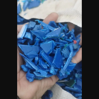 Flocons HDPE de haute qualité déchets de tambour bleu et bouteille de lait normes les plus élevées en matière de propreté