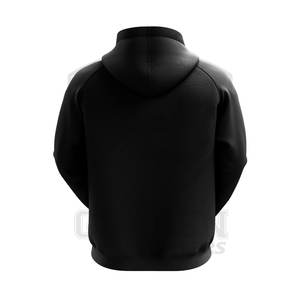 OEM Hommes Sweat À Capuche 50% Coton 50% Polyester À Manches Longues Imprimé Surdimensionné Pull À Capuche En Gros Noir Personnalisé À Capuche - Product Image 6