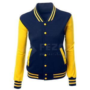 Veste Letterman pour femmes de qualité supérieure Veste Letterman à séchage rapide Veste Letterman à manches longues - Product Image 1