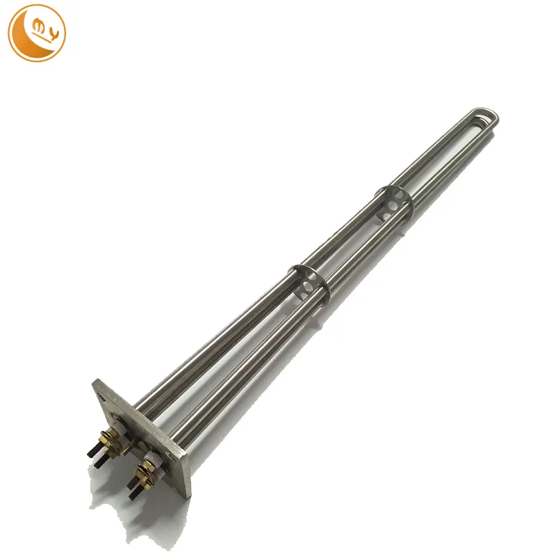 220V 2Kw Corrosion Resistance Boiler Electric Stainless Steel Tubular Water Flange Immersion Heater