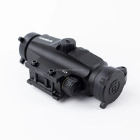 Lunette de chasse SWFOX d'origine 3x30 avec illumination de point rouge, grossissement 4x, viseur central, télescope en aluminium