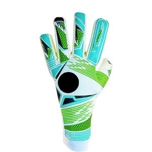 Guantes deportivos de goma transpirables profesionales de alta calidad para fútbol, guantes de portero con diseño de logotipo personalizado al por mayor - Product Image 2