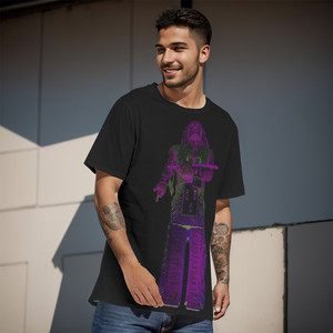 เสื้อยืดฟิตเนสออกแบบ T6X เฮาธาเข้ารูปถักด้วยน้ำหนัก180กรัมยาวสั้นเปล่าพิมพ์ลายโลโก้ - Product Image 3