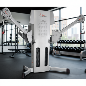 Remanufactured EXT Dual Cable Cross Functional Trainer for Full Body <b>Strength</b> <b>Training</b> Chest Exercises Indoor Workout - Product Image 2