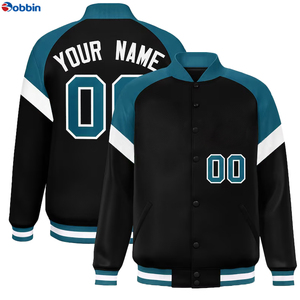 Veste universitaire unisexe pour homme BOBBIN INDUSTRIES, vente chaude, personnalisable, style baseball, tissu en toile, polaire, grande taille - Product Image 4