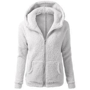 Veste manteau à manches longues sweats à capuche hiver chaud en peluche sweat pull idéal pour les hivers frais - Product Image 6